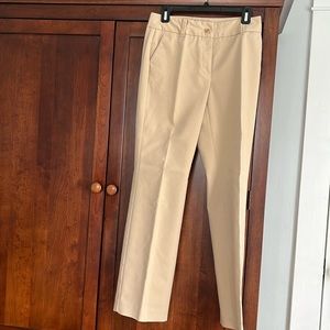 Talbots pants, size 2, khaki, 54%cotton, 40% polyester, 6% elastane
